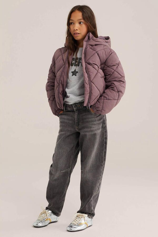 WE Fashion gewatteerde jas oudroze - Foto 3