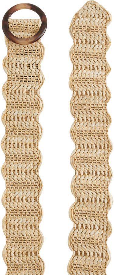 WE Fashion raffia riem naturel - Foto 2