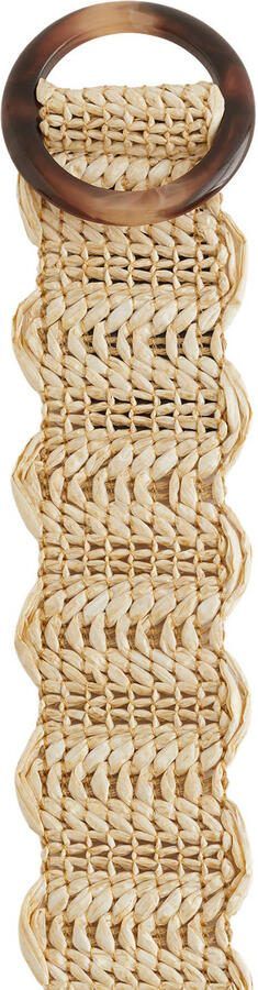 WE Fashion raffia riem naturel - Foto 3