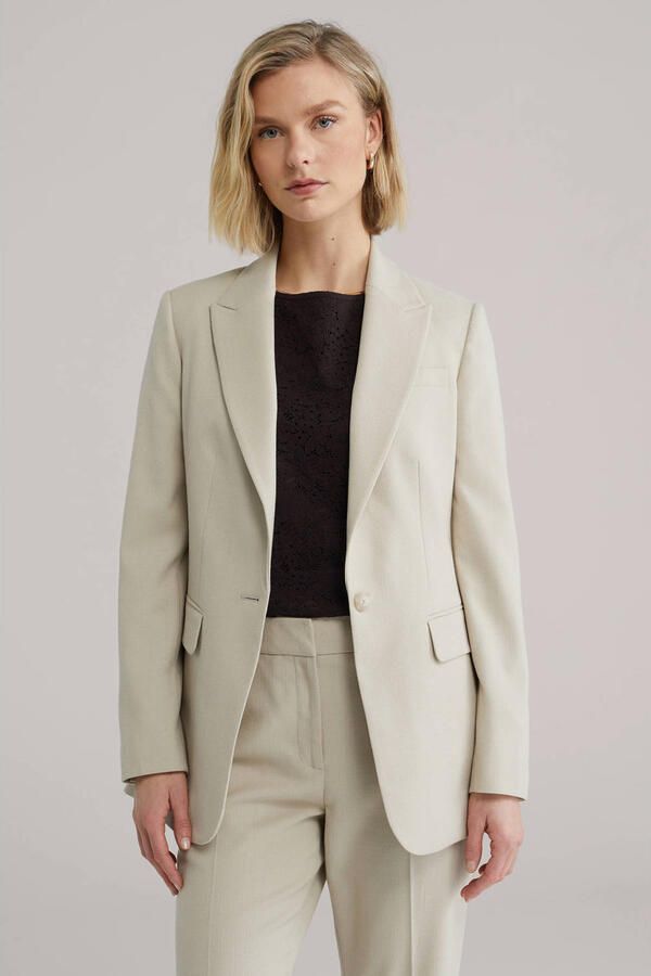 WE Fashion regular blazer beige