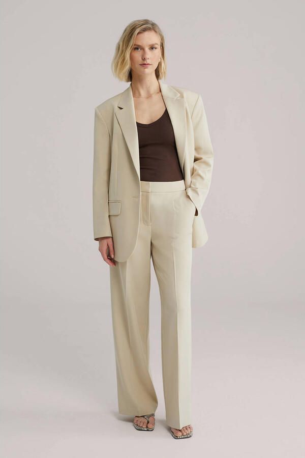 WE Fashion regular blazer beige - Foto 3