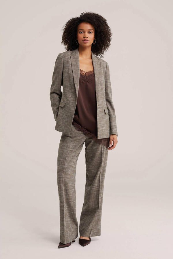 WE Fashion regular blazer beige - Foto 3