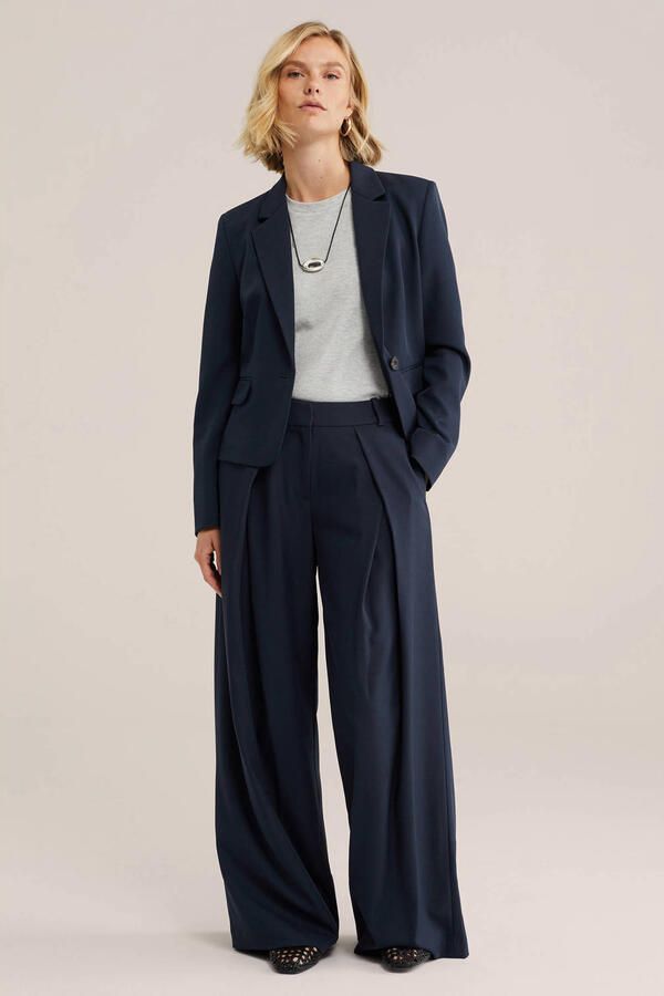 WE Fashion regular blazer blauw - Foto 2