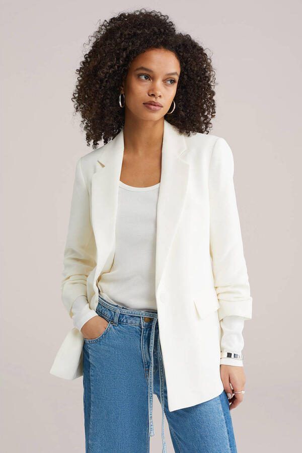 WE Fashion regular blazer wit