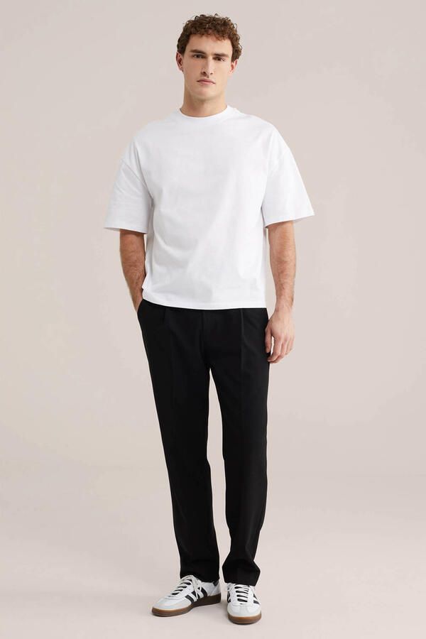 WE Fashion regular casual broek zwart - Foto 2