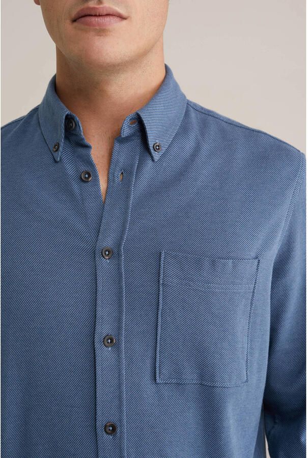 WE Fashion regular casual overhemd blauw - Foto 2