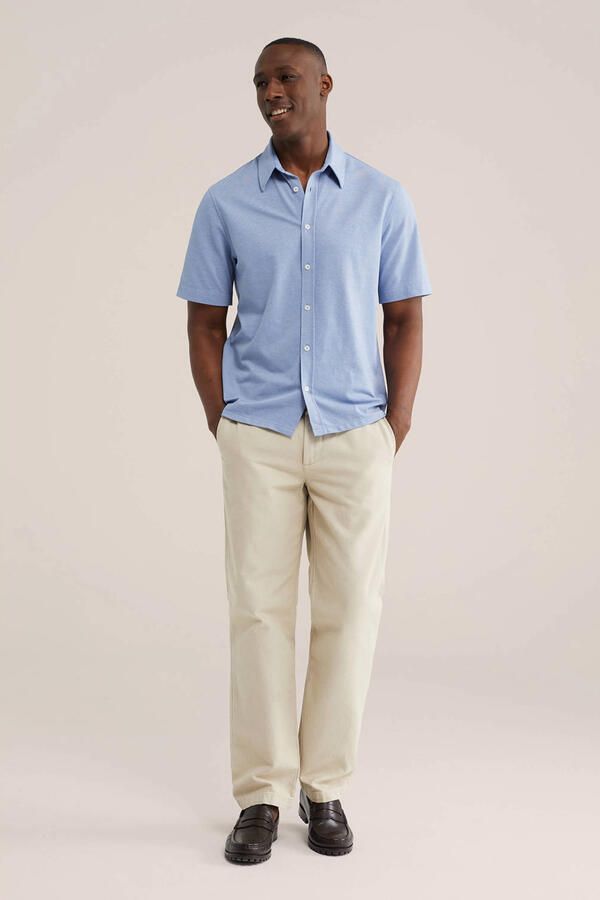 WE Fashion regular casual overhemd lichtblauw - Foto 3