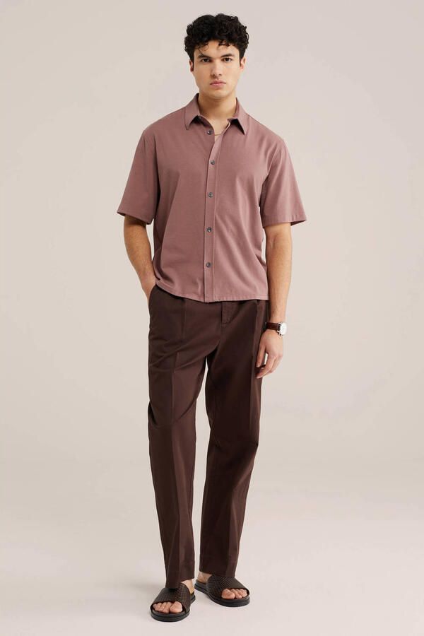 WE Fashion regular casual overhemd oudroze - Foto 2