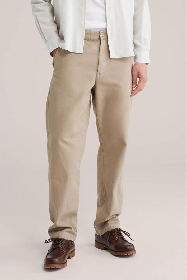 WE Fashion regular chino beige