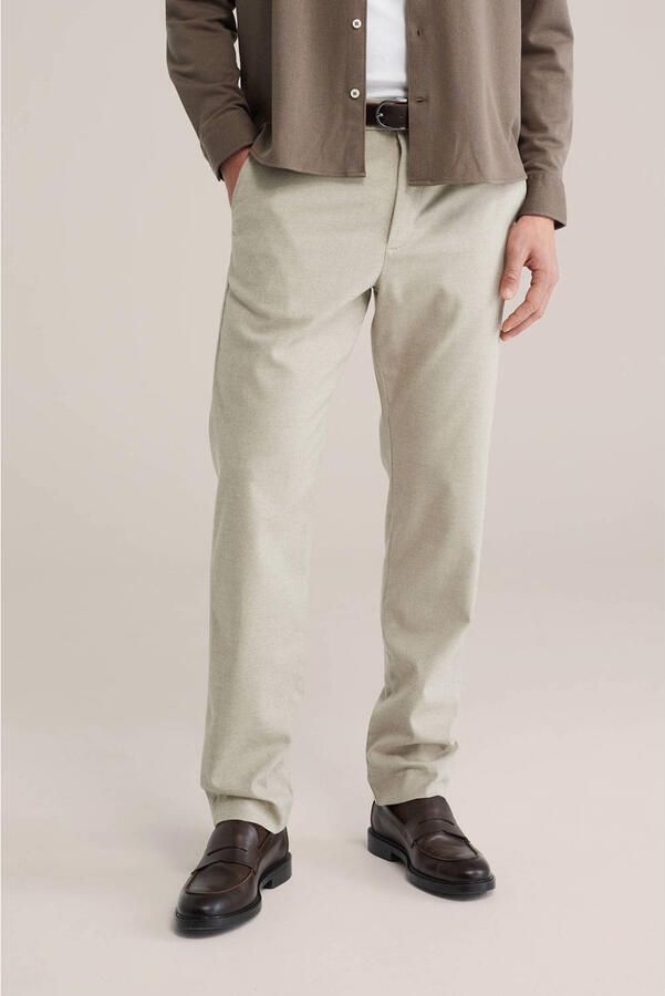 WE Fashion regular chino beige