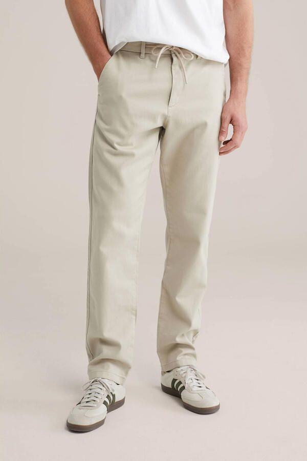WE Fashion regular chino beige
