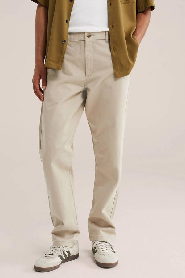 WE Fashion regular chino beige