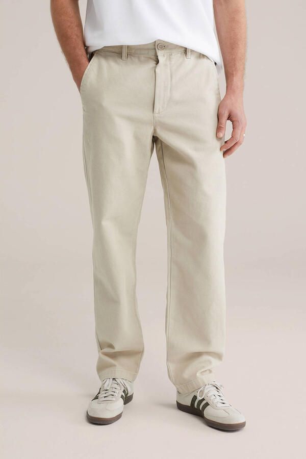 WE Fashion regular chino beige