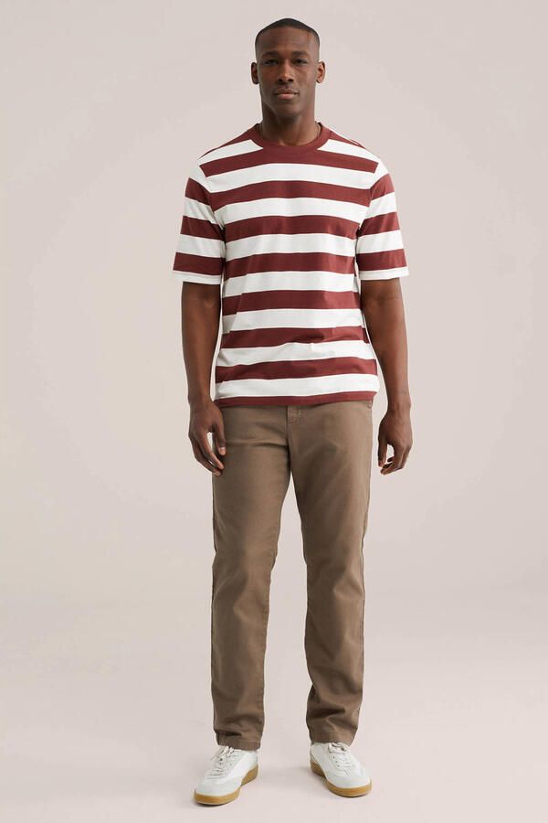 WE Fashion regular chino bruin - Foto 3