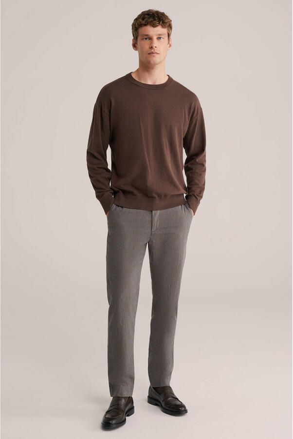 WE Fashion regular chino bruin - Foto 2