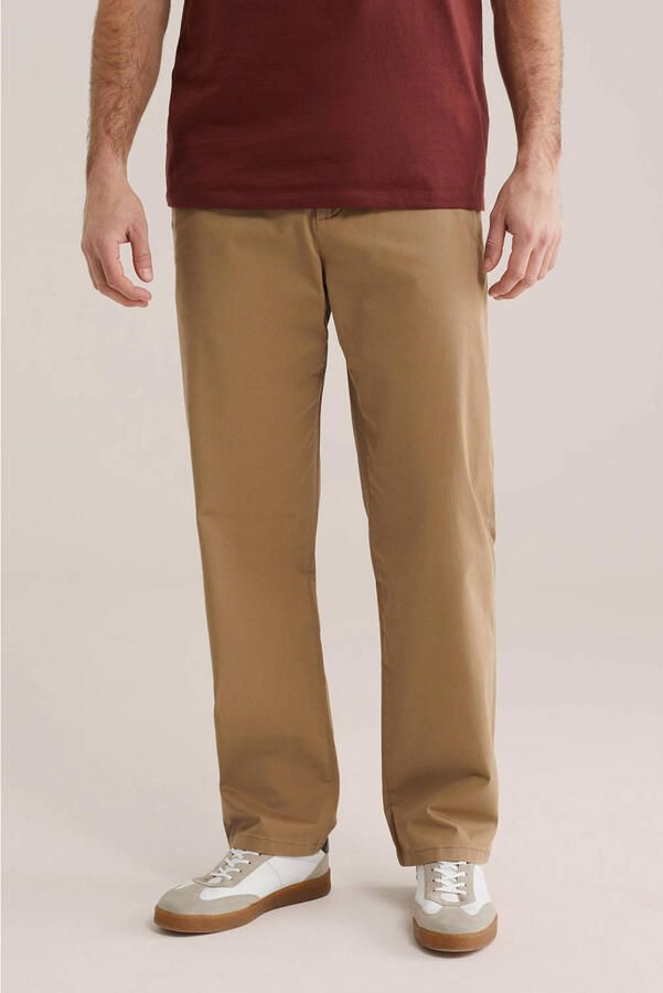 WE Fashion regular chino camel