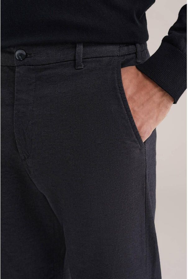 WE Fashion regular chino donkerblauw - Foto 2