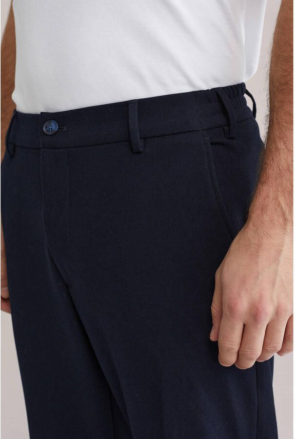 WE Fashion regular chino donkerblauw - Foto 2