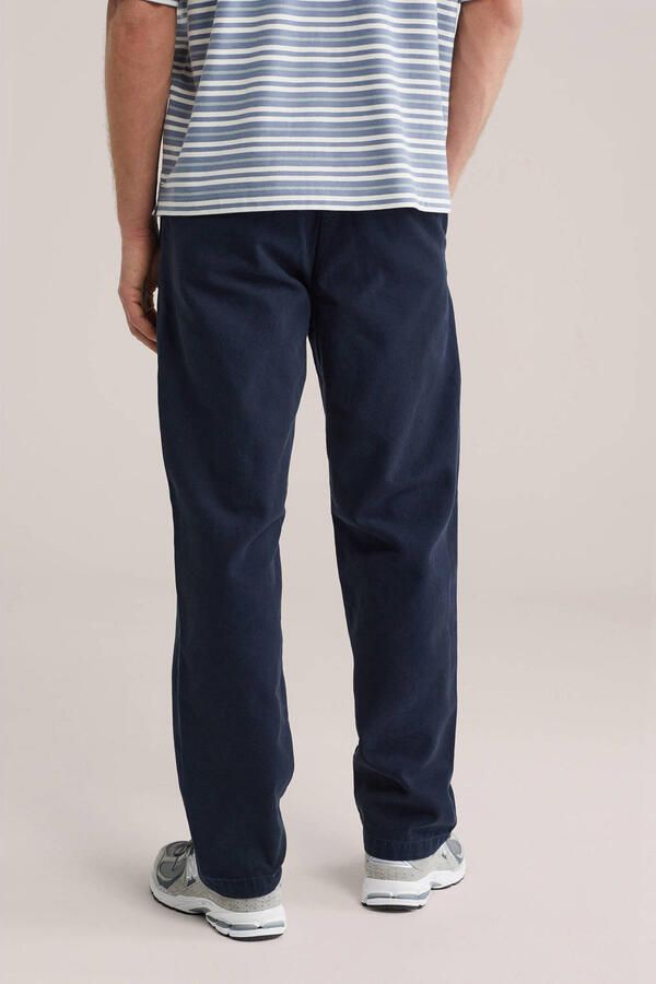 WE Fashion regular chino donkerblauw - Foto 2