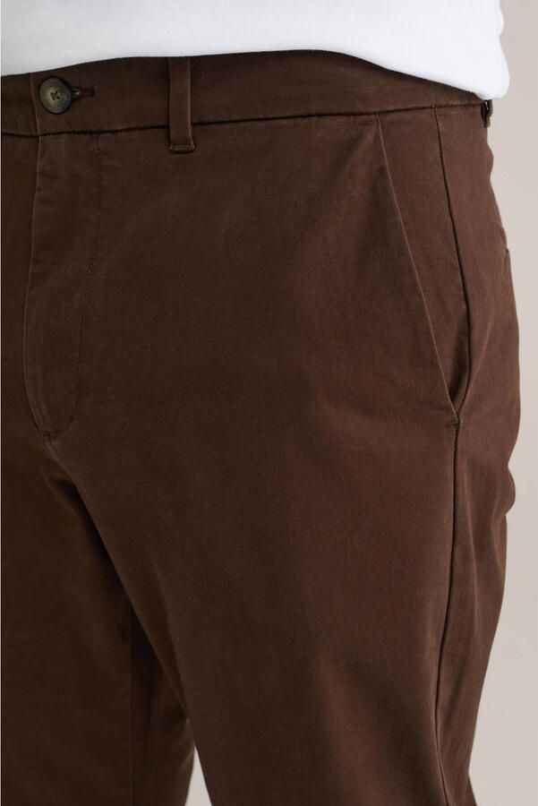 WE Fashion regular chino donkerbruin - Foto 2