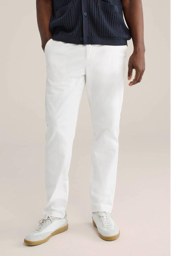 WE Fashion regular chino ecru
