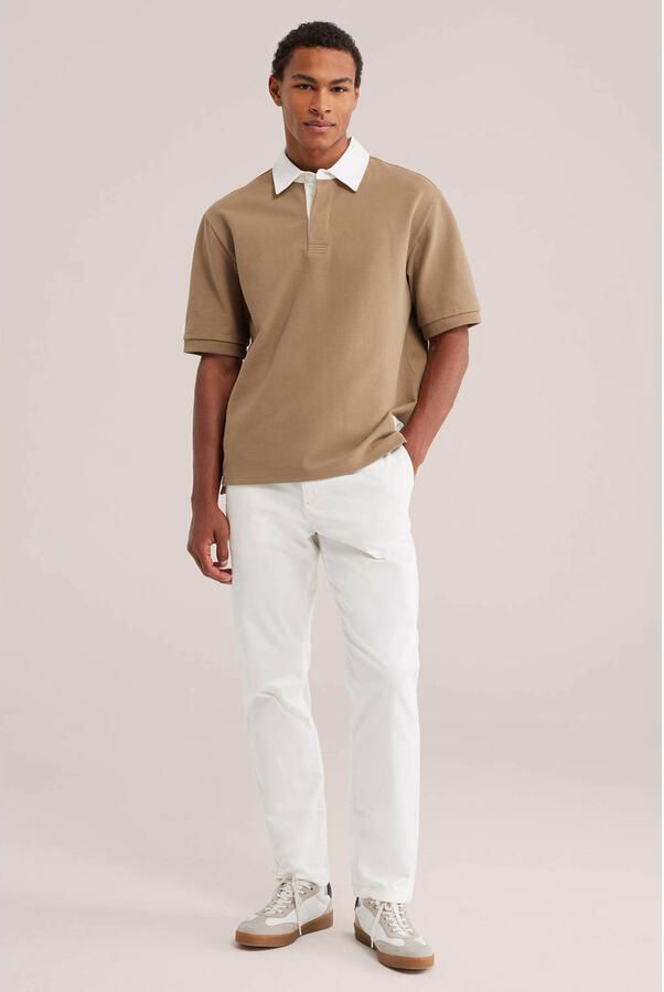 WE Fashion regular chino ecru - Foto 2