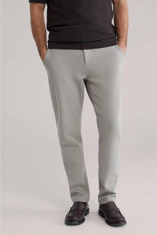 WE Fashion regular chino grijs