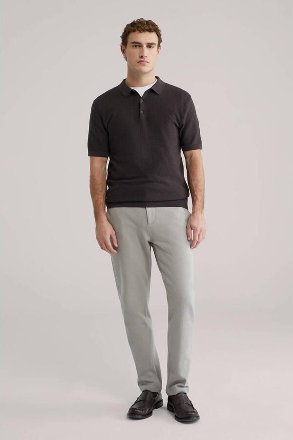 WE Fashion regular chino grijs - Foto 2