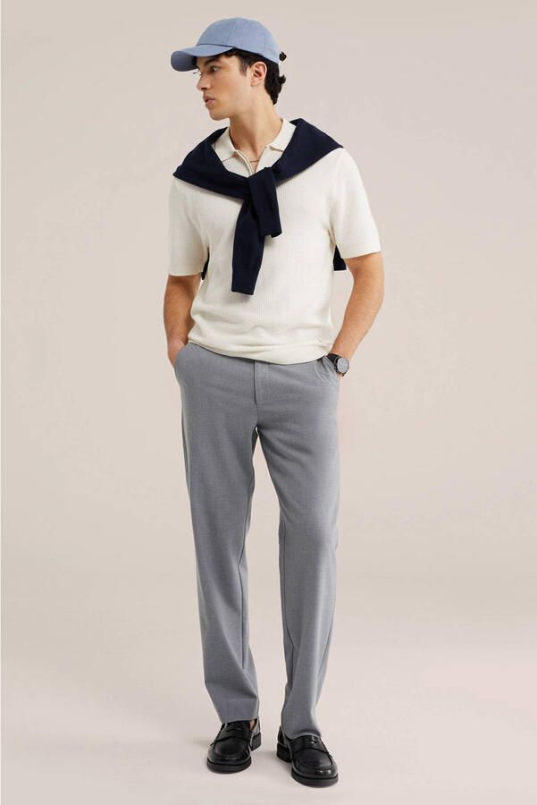 WE Fashion regular chino grijs - Foto 2