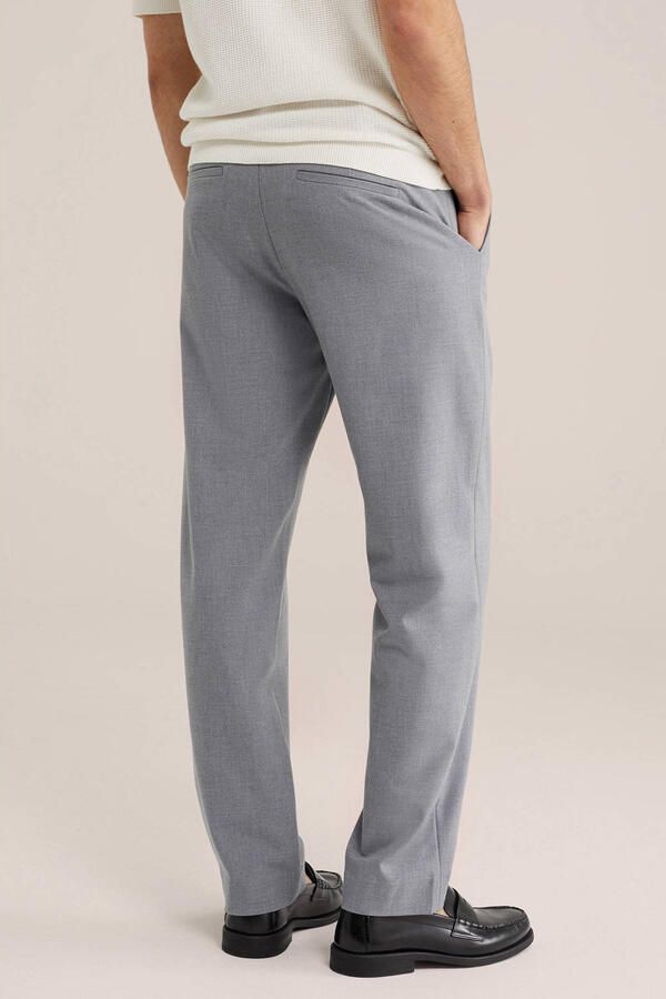 WE Fashion regular chino grijs - Foto 3