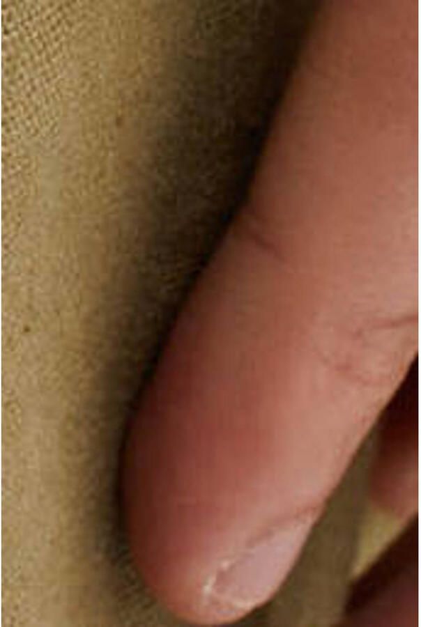 WE Fashion regular chino met linnen groen - Foto 2