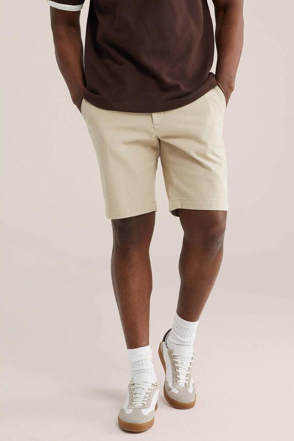 WE Fashion regular chino short beige