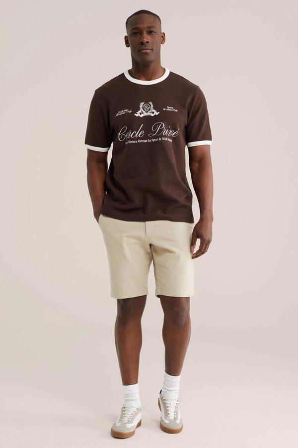 WE Fashion regular chino short beige - Foto 2