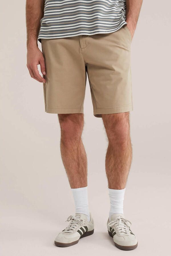 WE Fashion regular chino short beige
