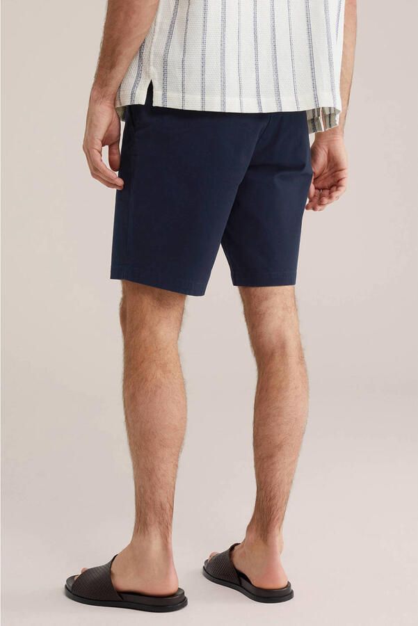 WE Fashion regular chino short donkerblauw - Foto 3