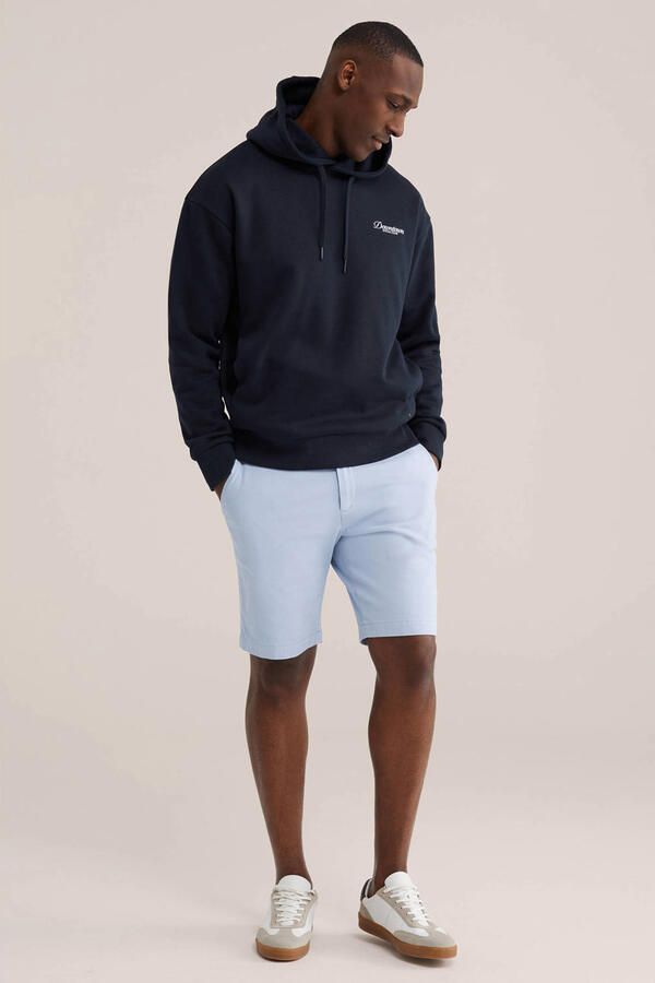 WE Fashion regular chino short lichtblauw - Foto 3