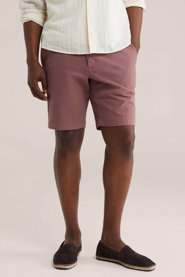 WE Fashion regular chino short oudroze