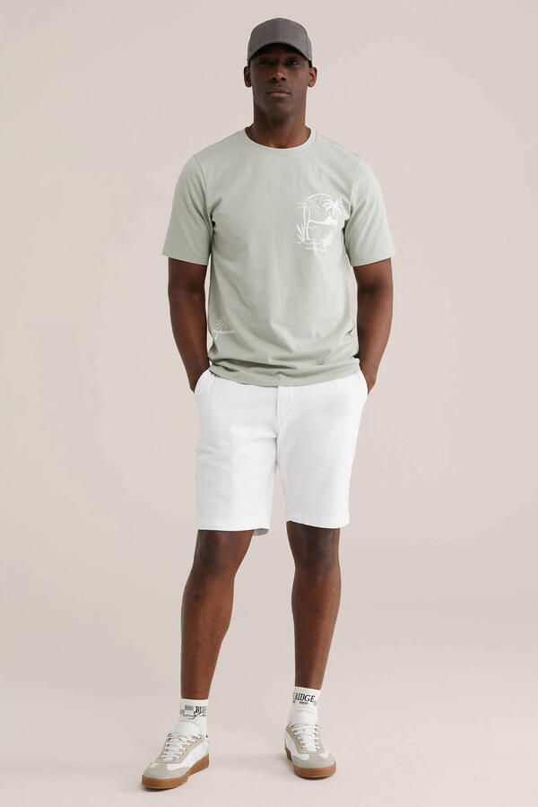 WE Fashion regular chino short wit - Foto 3