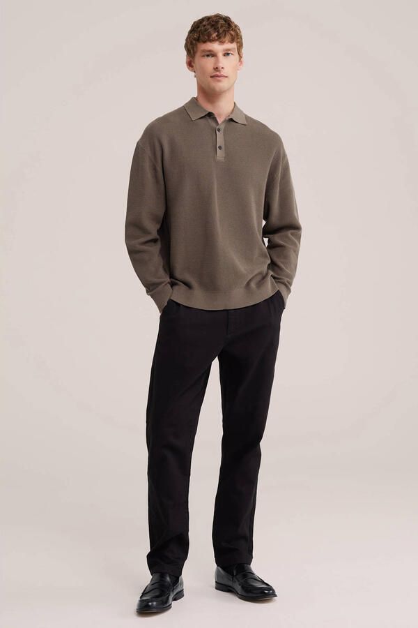 WE Fashion regular chino zwart - Foto 2