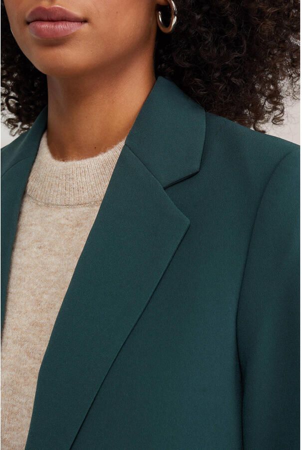 WE Fashion regular fit blazer groen - Foto 2