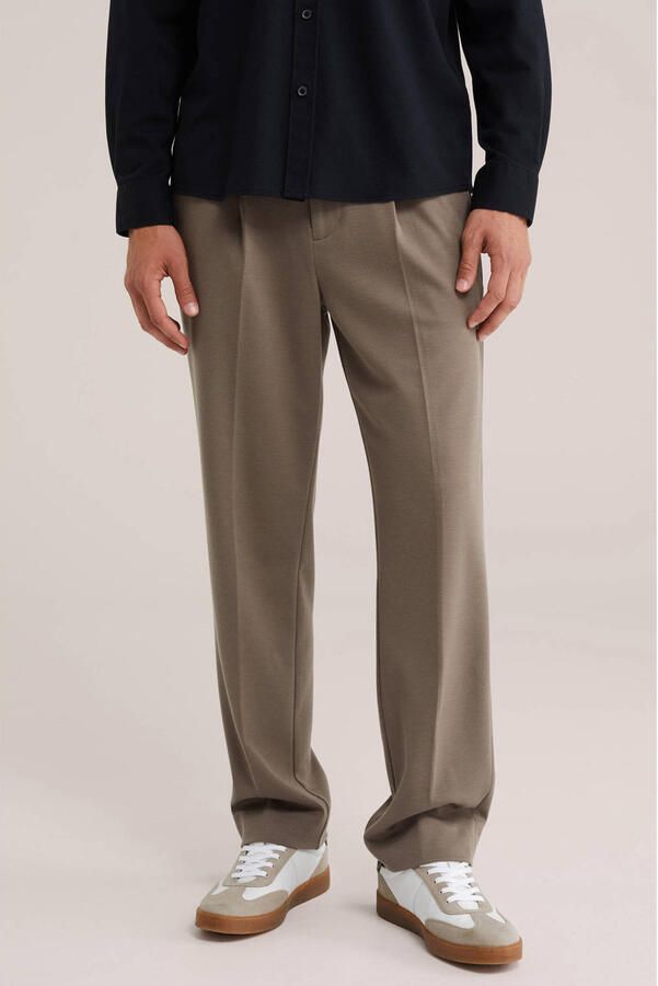 WE Fashion regular fit chino graphite