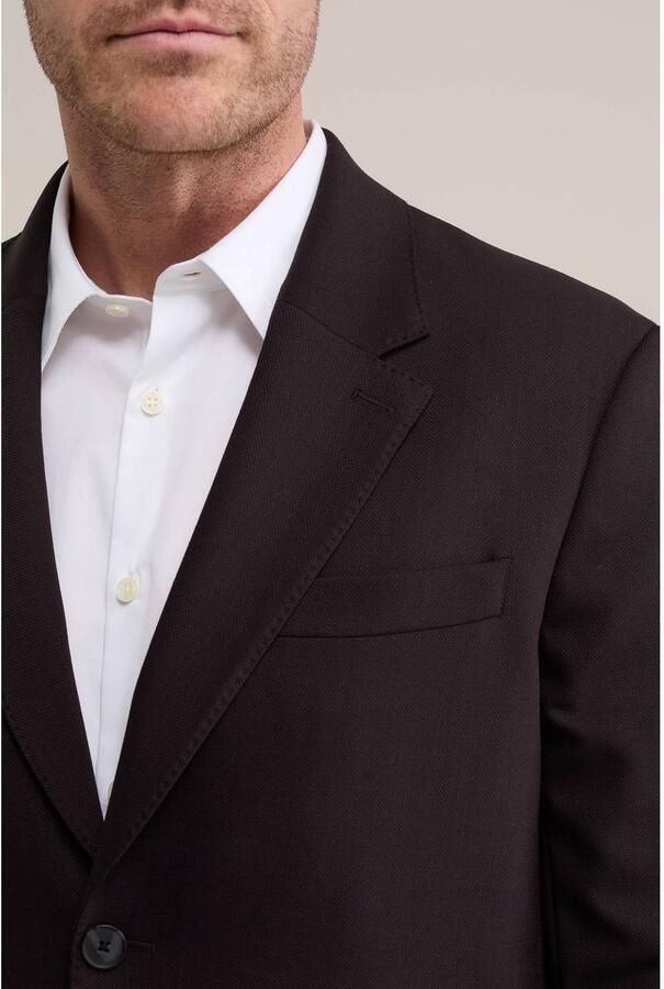WE Fashion regular fit colbert met wol deep brown - Foto 2