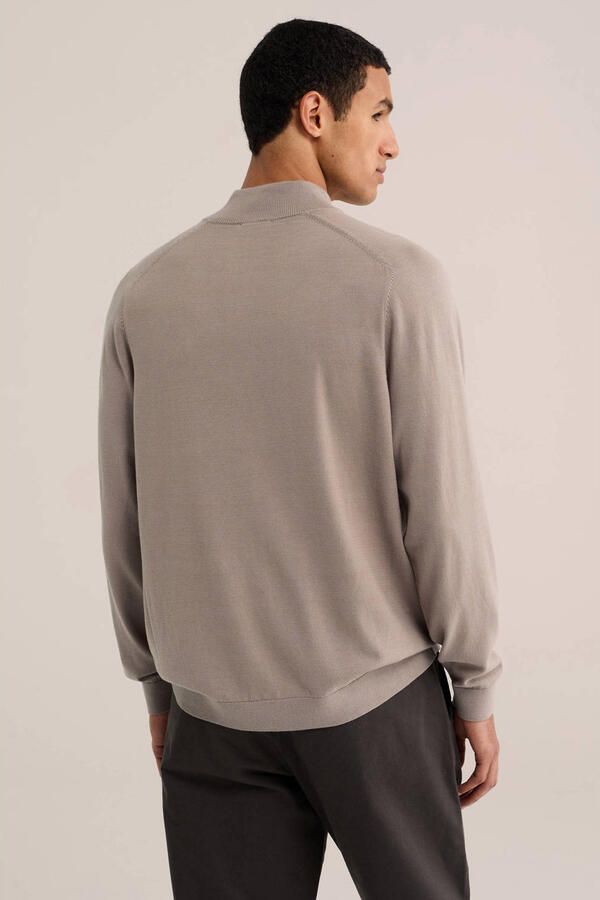 WE Fashion regular fit gebreide trui beige - Foto 3