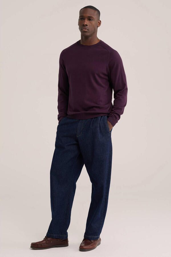 WE Fashion regular fit gebreide trui warm cognac - Foto 2