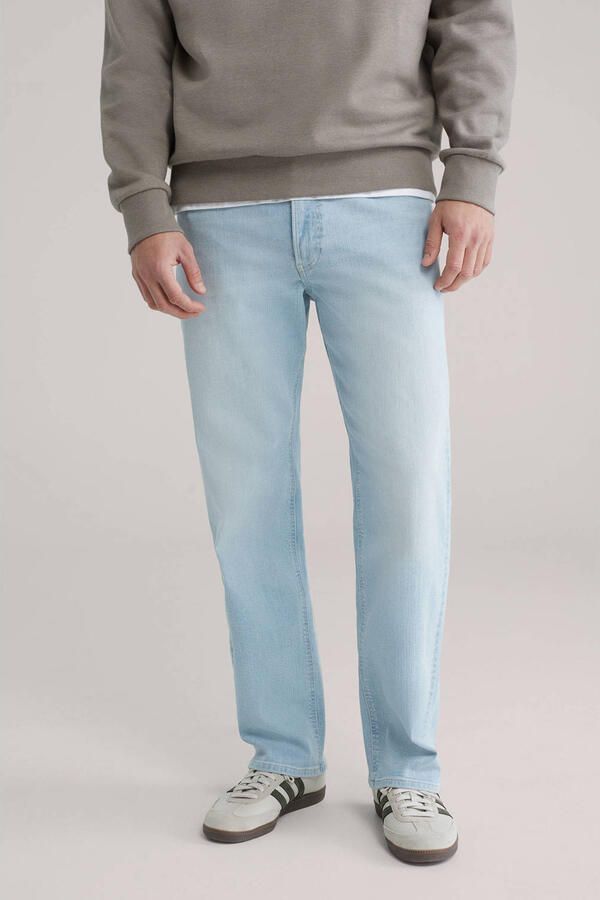 WE Fashion regular fit jeans light blue denim