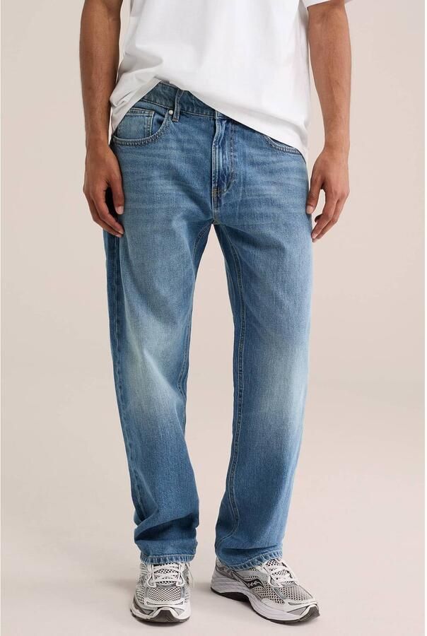 WE Fashion regular fit jeans light blue denim
