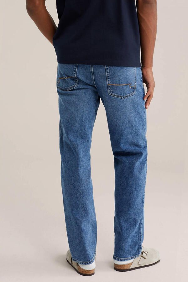 WE Fashion regular fit jeans midblauw - Foto 3