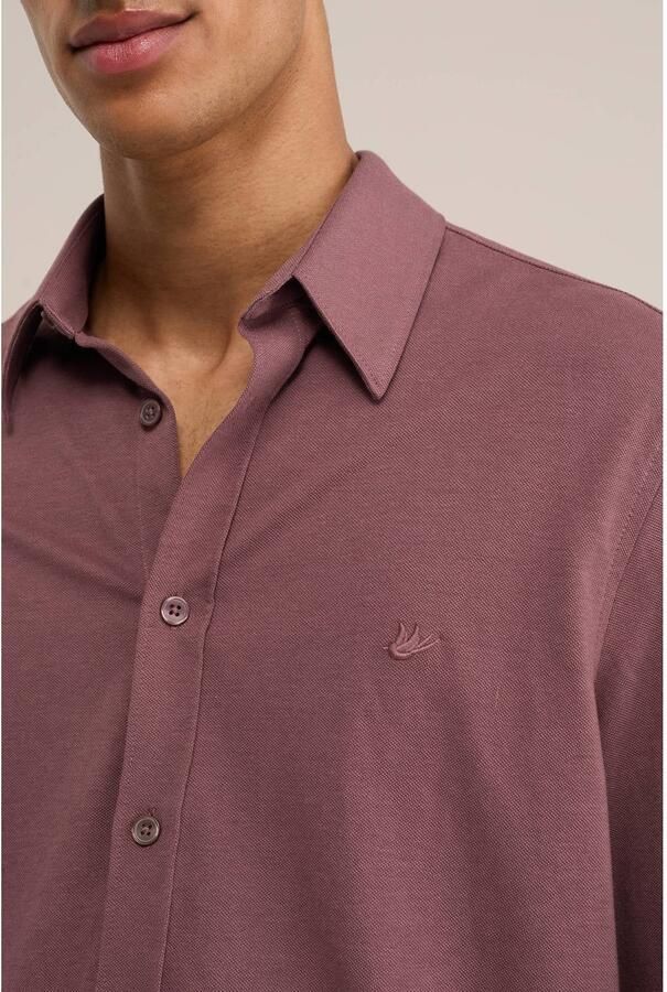 WE Fashion regular fit overhemd mauve - Foto 2