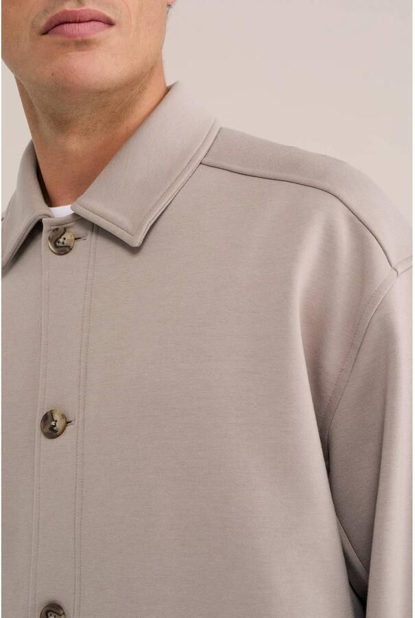 WE Fashion regular fit overshirt beige - Foto 2