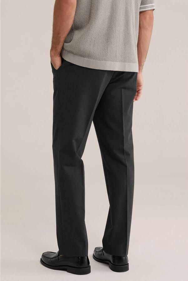 WE Fashion regular fit pantalon zwart - Foto 3